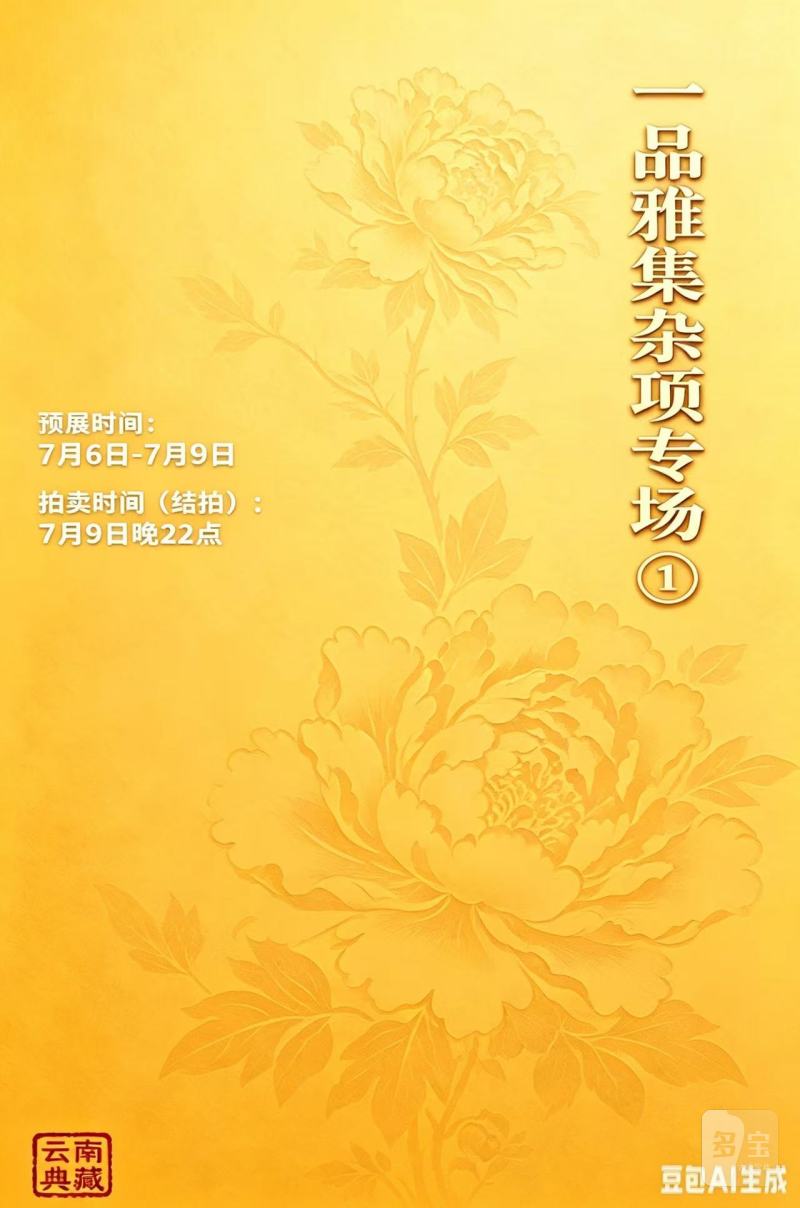 一品雅集杂项专场（一）